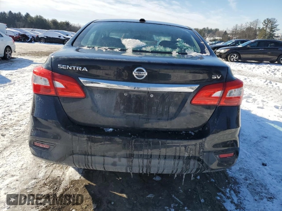 2016 Nissan Sentra SV with VIN 3N1AB7APXGY321792, listed as a Copart auction lot 41927005 with 87,490 mi miles and Salvage Title. Bid and sale history available at DreamBid. Image 6.