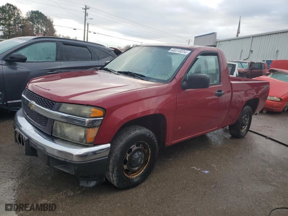 2006 Chevrolet Colorado LS with VIN 1GCCS148368143709, listed as a Copart auction lot 85315514 with 181,750 mi miles and Salvage Title. Bid and sale history available at carsss.com. Image 1.