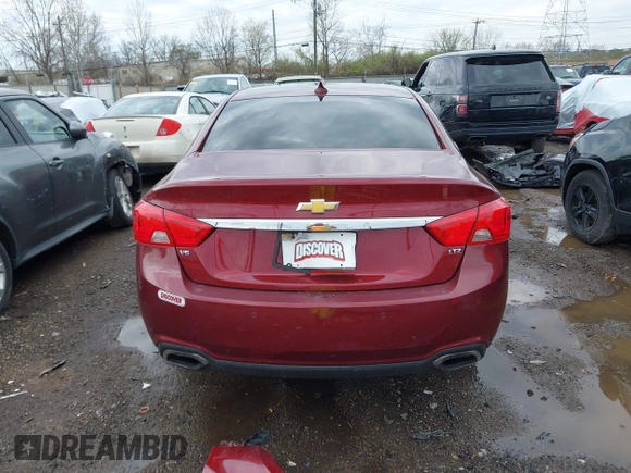 2016 Chevrolet Impala LTZ with VIN 2G1145S33G9159357, listed as a IAAI auction lot 41910638 with 178,530 mi miles. Bid and sale history available at carsss.com. Image 17.
