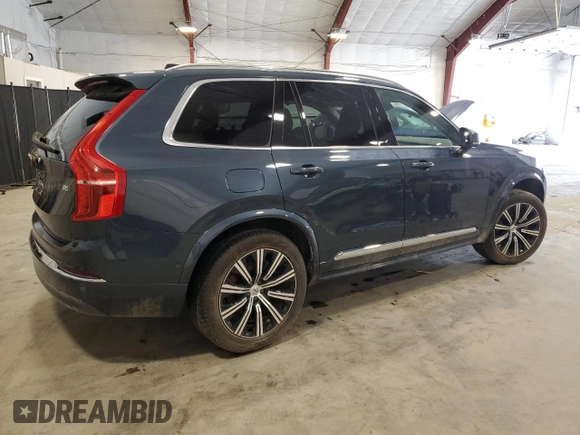 2024 Volvo XC90 Plus Bright Theme with VIN YV4L12PE9R1240823, listed as a Copart auction lot 55363595 with 14,348 mi miles and Salvage Title. Bid and sale history available at DreamBid. Image 3.