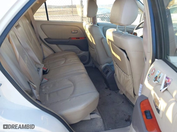 2001 Lexus RX 300 with VIN JTJHF10U410186909, listed as a IAAI auction lot 41903846 with NaN miles. Bid and sale history available at carsss.com. Image 8.