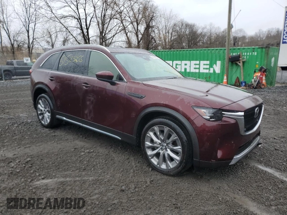 2024 Mazda CX-90 3.3 Turbo Premium with VIN JM3KKDHD2R1147713, listed as a Copart auction lot 51583255 with 8,502 mi miles and Salvage Title. Bid and sale history available at carsss.com. Image 4.