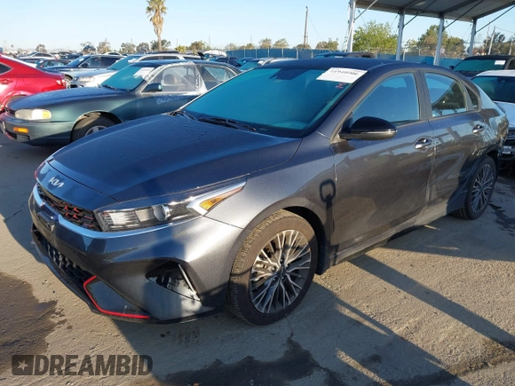 2023 Kia Forte GT-Line with VIN 3KPF54AD4PE529859, listed as a IAAI auction lot 41949900 with 25,908 mi miles. Bid and sale history available at carsss.com. Image 18.
