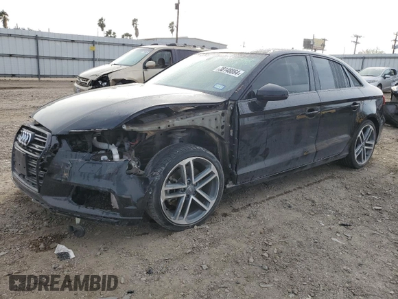 2019 Audi A3 Sedan Premium with VIN WAUAUGFF8KA107322, listed as a Copart auction lot 38148864 with 34,580 mi miles. Bid and sale history available at carsss.com. Image 1.