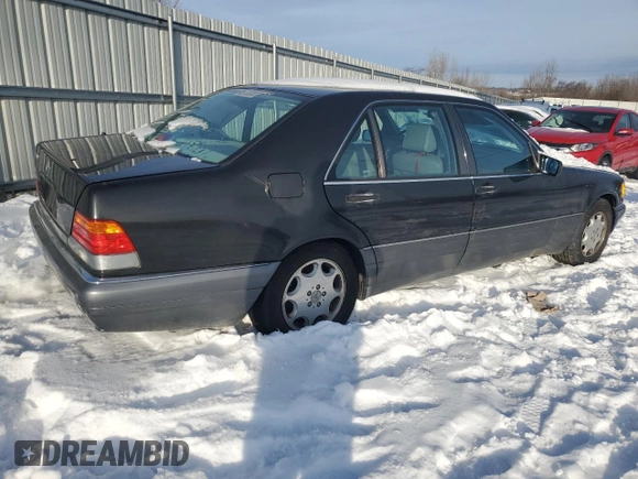 1996 Mercedes-Benz S with VIN WDBGA43E6TA296567, listed as a Copart auction lot 88854195 with 173,766 mi miles and Clean Title. Bid and sale history available at DreamBid. Image 3.