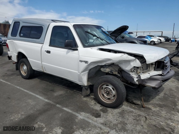 1996 Ford Ranger XL with VIN 1FTCR10A1TUD90931, listed as a Copart auction lot 51350215 with 96,759 mi miles and Salvage Title. Bid and sale history available at carsss.com. Image 4.