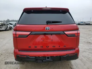 2023 Toyota Sequoia SR5 with VIN 7SVAAABA2PX013529, listed as a Copart auction lot 43209745 with 14,035 mi miles and Salvage Title. Bid and sale history available at carsss.com. Image 6.