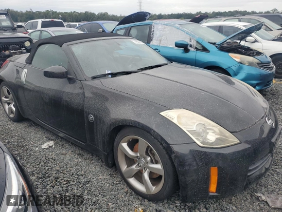 2006 Nissan 350Z Touring with VIN JN1AZ36A56M480374, listed as a Copart auction lot 74507314 with Not Provided miles and Salvage Title. Bid and sale history available at DreamBid. Image 4.
