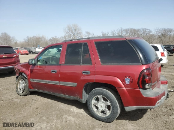 2002 Chevrolet TrailBlazer LS with VIN 1GNDT13S422462068, listed as a Copart auction lot 46504315 with 234,984 mi miles and Salvage Title. Bid and sale history available at carsss.com. Image 2.