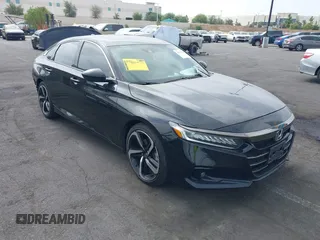 2021 Honda Accord Sport with VIN 1HGCV2F34MA002041, listed as a IAAI auction lot 42575056 with 78,804 mi miles and . Bid and sale history available at DreamBid. Image 1.