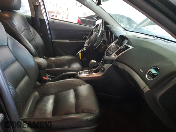 2014 Chevrolet Cruze 2LT with VIN 1G1PE5SB5E7369066, listed as a Copart auction lot 54542795 with 107,534 mi miles and Salvage title. Bid and sale history available at DreamBid. Image 7.