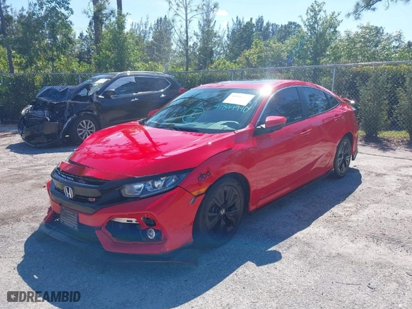 2019 Honda Civic Si Sedan with VIN 2HGFC1E53KH704561, listed as a IAAI auction lot 41844990 with 139,050 mi miles. Bid and sale history available at carsss.com. Image 2.