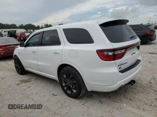 2021 Dodge Durango R/T with VIN 1C4SDJCT9MC762787, listed as a Copart auction lot 60757995 with 41,533 mi miles and Salvage title. Bid and sale history available at DreamBid. Image 2.