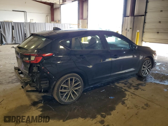 2024 Subaru Impreza Sport with VIN JF1GUAFCXR8305567, listed as a Copart auction lot 74711834 with 10,097 mi miles and Salvage Title. Bid and sale history available at carsss.com. Image 3.