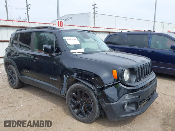 2017 Jeep Renegade Latitude with VIN ZACCJABB3HPG45259, listed as a IAAI auction lot 41675708 with Not Provided miles and . Bid and sale history available at DreamBid. Image 1.