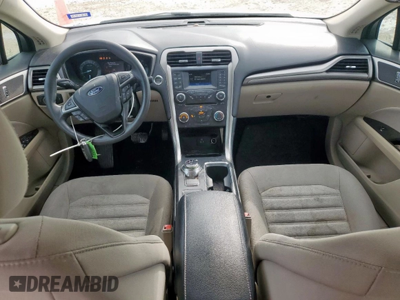 2017 Ford Fusion SE with VIN 3FA6P0H7XHR206158, listed as a Copart auction lot 60755285 with 96,402 mi miles and Salvage title. Bid and sale history available at DreamBid. Image 8.
