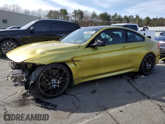 2016 BMW M4 with VIN WBS3R9C53GK336845, listed as a Copart auction lot 48868344 with 101,302 mi miles. Bid and sale history available at carsss.com. Image 1.