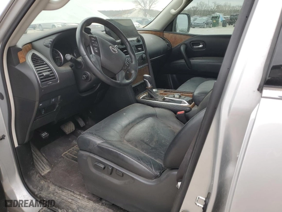 2021 Nissan Armada SL with VIN JN8AY2BB1M9792463, listed as a Copart auction lot 46659265 with NaN miles and Salvage Title. Bid and sale history available at carsss.com. Image 7.