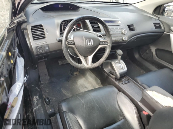 2009 Honda Civic Cpe EX-L with VIN 2HGFG12989H526829, listed as a Copart auction lot 73685054 with 169,968 mi miles and Salvage Title. Bid and sale history available at carsss.com. Image 8.