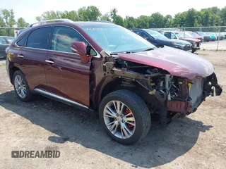 2013 Lexus RX 350 with VIN 2T2BK1BA0DC213021, listed as a IAAI auction lot 42613193 with 89,033 mi miles and . Bid and sale history available at DreamBid. Image 1.