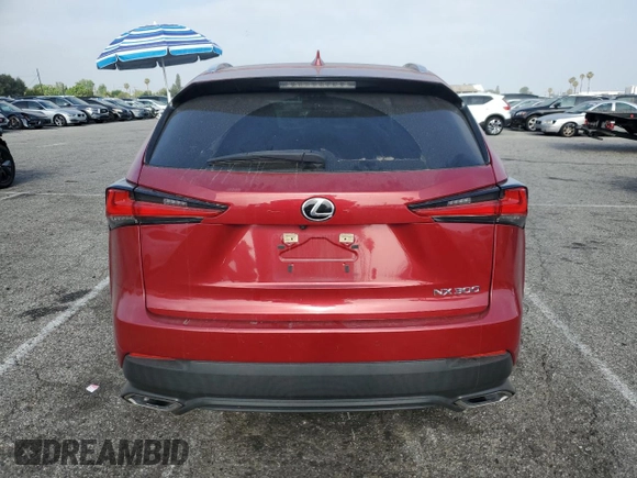 2020 Lexus NX 300 with VIN JTJDARBZ3L5007219, listed as a Copart auction lot 58229865 with 85,866 mi miles and Salvage title. Bid and sale history available at DreamBid. Image 6.