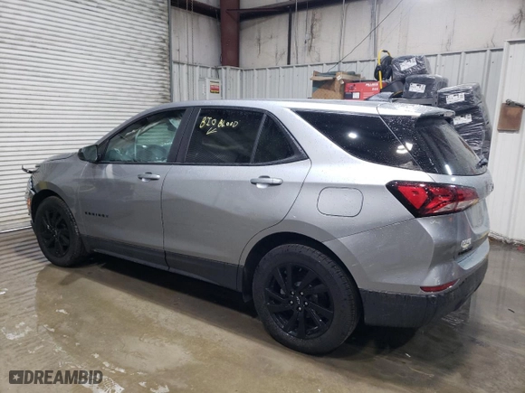 2024 Chevrolet Equinox LS with VIN 3GNAXHEG0RL208827, listed as a Copart auction lot 44701345 with 21,709 mi miles and Salvage Title. Bid and sale history available at carsss.com. Image 2.