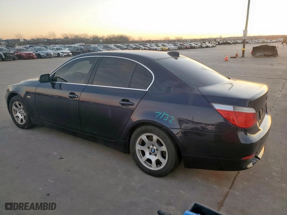 2004 BMW 5 Series 525i with VIN WBANA53534B853653, listed as a Copart auction lot 48991985 with 94,178 mi miles and Salvage Title. Bid and sale history available at carsss.com. Image 2.