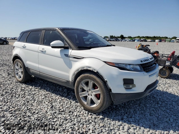 2014 Land Rover Range Rover Evoque Pure Plus with VIN SALVP2BGXEH931100, listed as a Copart auction lot 52293665 with 99,409 mi miles and Salvage title. Bid and sale history available at DreamBid. Image 4.