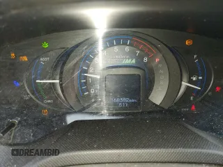 2012 Honda Insight LX with VIN JHMZE2H50CS003217, listed as a Copart auction lot 47982725 with 168,382 mi miles and Salvage title. Bid and sale history available at DreamBid. Image 9.