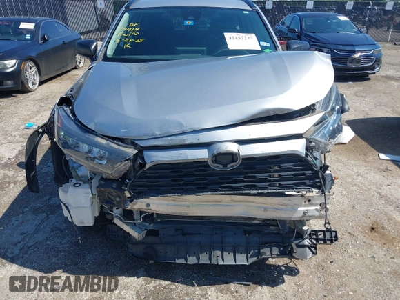 2019 Toyota RAV4 LE with VIN 2T3H1RFV5KC003323, listed as a IAAI auction lot 42457237 with 107,554 mi miles and . Bid and sale history available at DreamBid. Image 13.