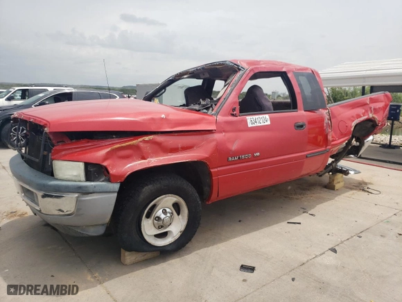 2000 Dodge Ram 1500 with VIN 1B7HC13Z6YJ179659, listed as a Copart auction lot 63412124 with 0 mi miles and Salvage Title. Bid and sale history available at carsss.com. Image 1.
