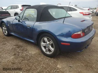 2000 BMW Z3 2.5L with VIN WBACH9348YLM92485, listed as a Copart auction lot 72951904 with NaN miles and Salvage Title. Bid and sale history available at carsss.com. Image 2.