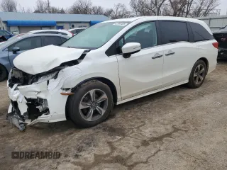 2019 Honda Odyssey Touring with VIN 5FNRL6H80KB062238, listed as a Copart auction lot 42934465 with 87,113 mi miles and Salvage Title. Bid and sale history available at carsss.com. Image 1.
