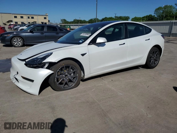 2023 Tesla Model 3 z VIN 5YJ3E1EA8PF418579, wystawiony jako Copart lot #54108945 z przebiegiem 68 444 mil mil oraz Szkoda całkowita • Salvage title. Historia ofert i sprzedaży dostępna na DreamBid. Obrazek 1.