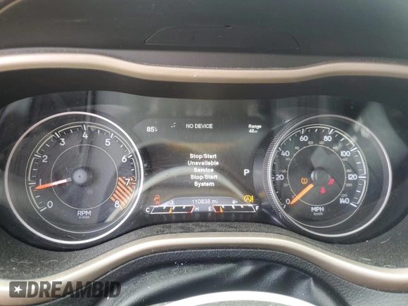2015 Jeep Cherokee Limited with VIN 1C4PJMDS1FW727264, listed as a Copart auction lot 53936315 with 110,838 mi miles and Clean Title. Bid and sale history available at carsss.com. Image 9.