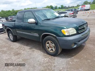 2003 Toyota Tundra SR5 with VIN 5TBRT34143S434712, listed as a IAAI auction lot 42186931 with 380,102 mi miles and . Bid and sale history available at DreamBid. Image 1.