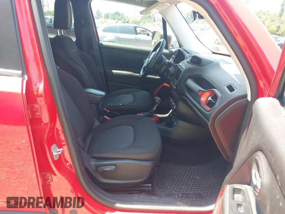 2016 Jeep Renegade Trailhawk with VIN ZACCJBCT0GPD21696, listed as a IAAI auction lot 42651973 with 91,106 mi miles and . Bid and sale history available at DreamBid. Image 5.