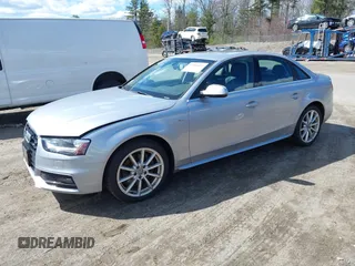2015 Audi A4 Premium with VIN WAUBFAFL6FN042132, listed as a IAAI auction lot 41908411 with 104,144 mi miles. Bid and sale history available at carsss.com. Image 2.