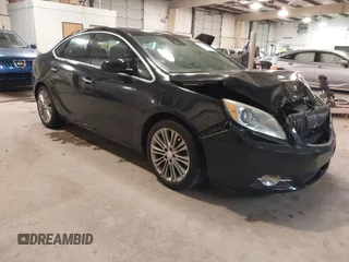 2015 Buick Verano Leather Group with VIN 1G4PS5SK8F4214039, listed as a IAAI auction lot 41558910 with 99,228 mi miles. Bid and sale history available at carsss.com. Image 1.