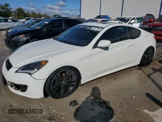 2011 Hyundai Genesis Coupe with VIN KMHHT6KD8BU052948, listed as a Copart auction lot 75417594 with 144,566 mi miles and Non repairable. Bid and sale history available at DreamBid. Image 1.