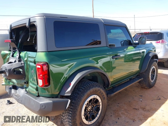 2023 Ford Bronco с VIN 1FMDE5CP6PLB96281, выставлен на аукционе IAAI как лот 41947941 с пробегом 23 932 миль миль и . История ставок и продаж доступна на DreamBid. Изображение 4.