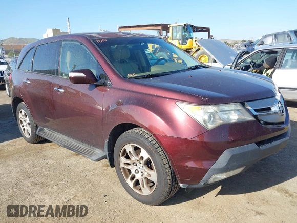 2007 Acura MDX Technology with VIN 2HNYD28407H516837, listed as a IAAI auction lot 42141237 with 214,940 mi miles and . Bid and sale history available at DreamBid. Image 1.