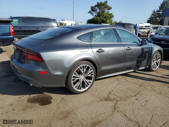2018 Audi A7 Prestige with VIN WAU23AFC6JN055092, listed as a Copart auction lot 71536834 with 57,930 mi miles and Clean Title. Bid and sale history available at carsss.com. Image 3.