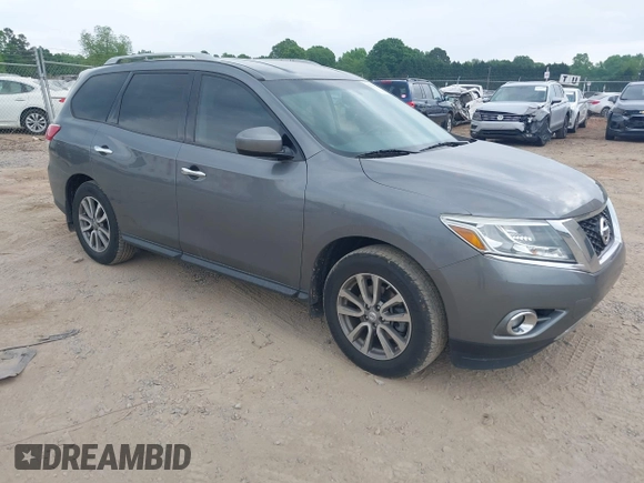 2016 Nissan Pathfinder Platinum with VIN 5N1AR2MN0GC604535, listed as a IAAI auction lot 42128203 with 119,722 mi miles and . Bid and sale history available at DreamBid. Image 1.