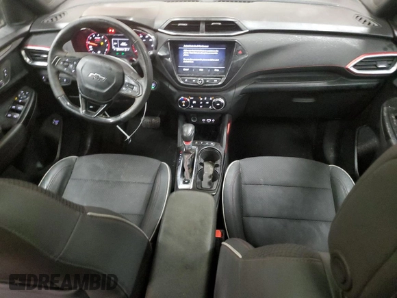 2023 Chevrolet TrailBlazer RS with VIN KL79MUSL0PB036275, listed as a Copart auction lot 46578245 with 26,879 mi miles and Salvage Title. Bid and sale history available at DreamBid. Image 8.