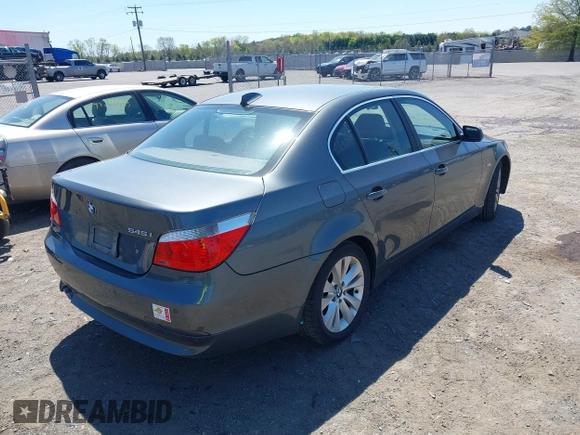 2005 BMW 5 Series 545i with VIN WBANB33525CN67791, listed as a IAAI auction lot 42056534 with 166,221 mi miles and . Bid and sale history available at carsss.com. Image 4.