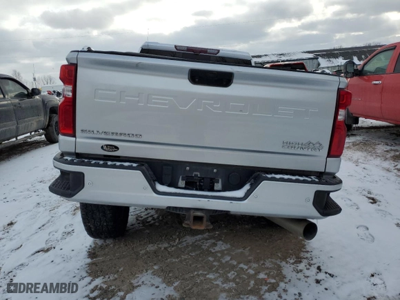 2020 Chevrolet Silverado 3500HD High Country with VIN 1GC4YVEY4LF341280, listed as a Copart auction lot 41398705 with 0 mi miles and Non Repairable. Bid and sale history available at carsss.com. Image 6.