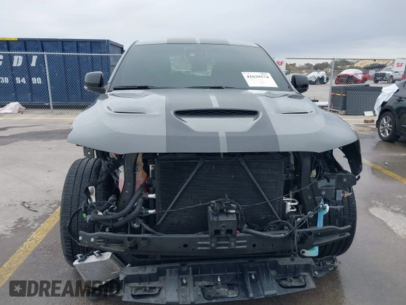 2021 Dodge Durango SRT Hellcat with VIN 1C4SDJH92MC605759, listed as a IAAI auction lot 41639174 with 4,800 mi miles and . Bid and sale history available at DreamBid. Image 13.