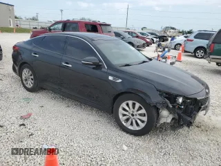 2018 Kia Optima LX with VIN 5XXGT4L33JG241845, listed as a Copart auction lot 53317465 with 123,575 mi miles and Clean title. Bid and sale history available at DreamBid. Image 4.