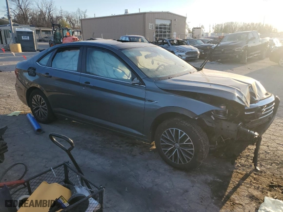 2019 Volkswagen Jetta SEL with VIN 3VWE57BU9KM004691, listed as a Copart auction lot 82439594 with 91,139 mi miles and Salvage Title. Bid and sale history available at carsss.com. Image 4.
